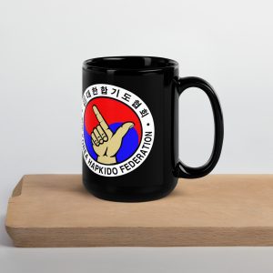 KHF Black Glossy Mug