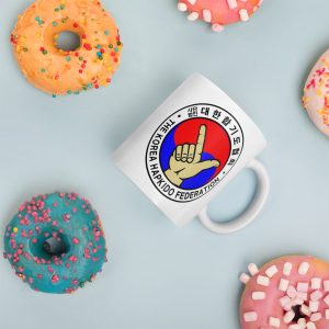 KHF White glossy mug